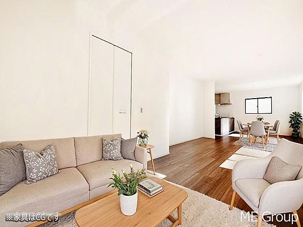 ■心落ち着く場所、ゆったり過ごせるリビング