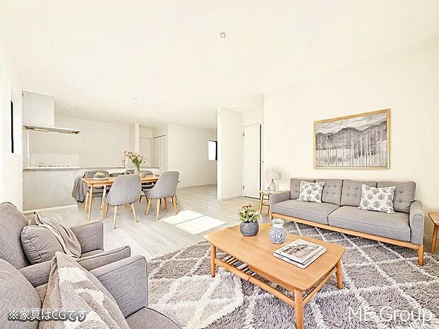 ■家族の笑顔があふれる、くつろぎの空間