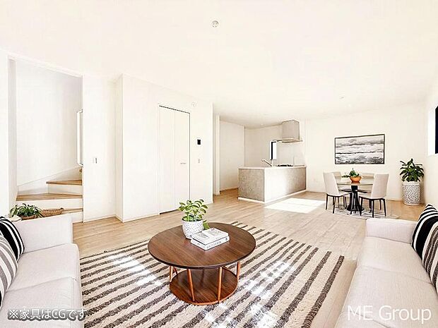 ■くつろぎと笑顔が集まる、心温まるリビング