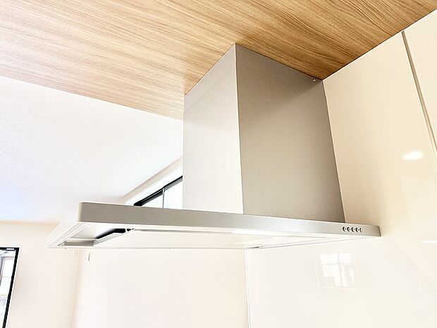 ■調理時の蒸気や匂いが換気扇に誘導され、効率的に排煙ができます。