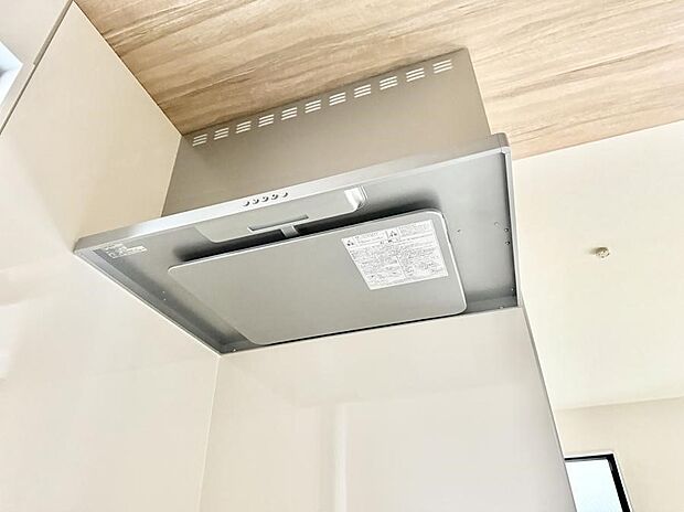 ■調理時の蒸気や匂いが換気扇に誘導され、効率的に排煙ができます。