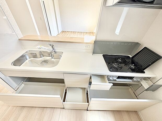 2号棟 ■料理がもっと楽しくなる、快適なキッチン空間