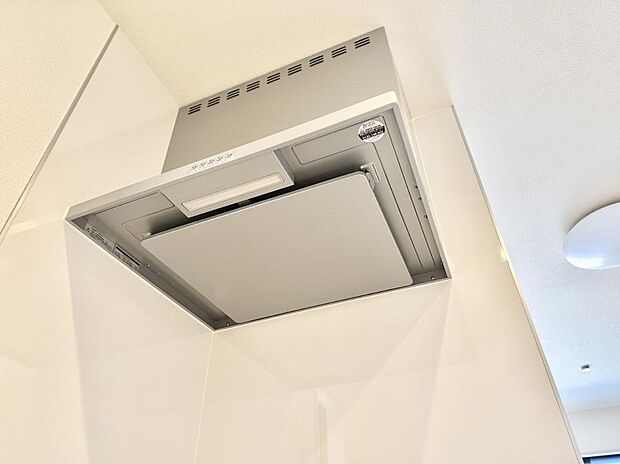 ■調理時の蒸気や匂いが換気扇に誘導され、効率的に排煙ができます。