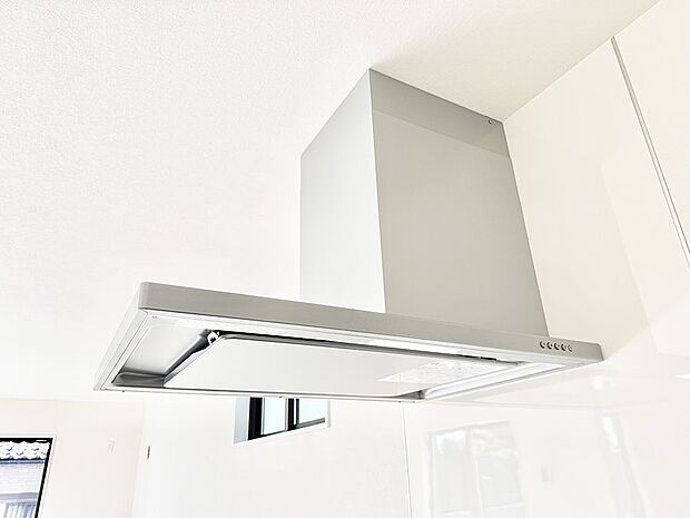 ■調理時の蒸気や匂いが換気扇に誘導され、効率的に排煙ができます。
