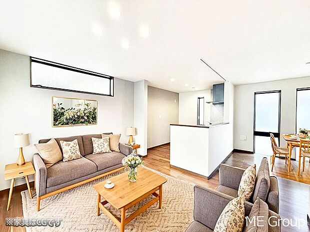 ■くつろぎと笑顔が集まる、心温まるリビング