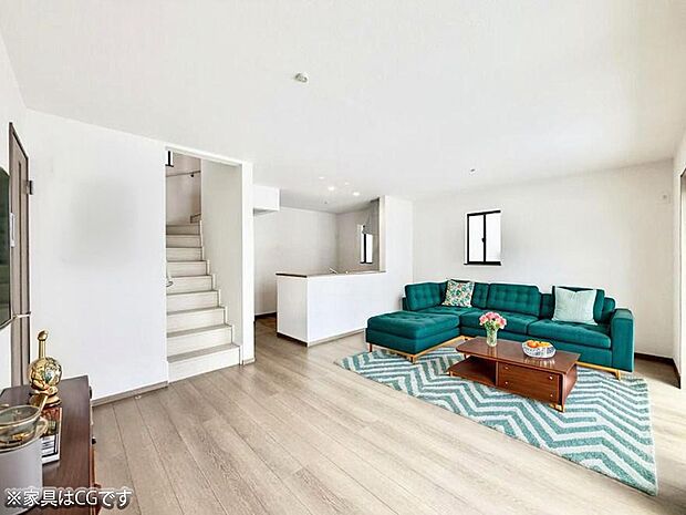 ■心落ち着く場所、ゆったり過ごせるリビング