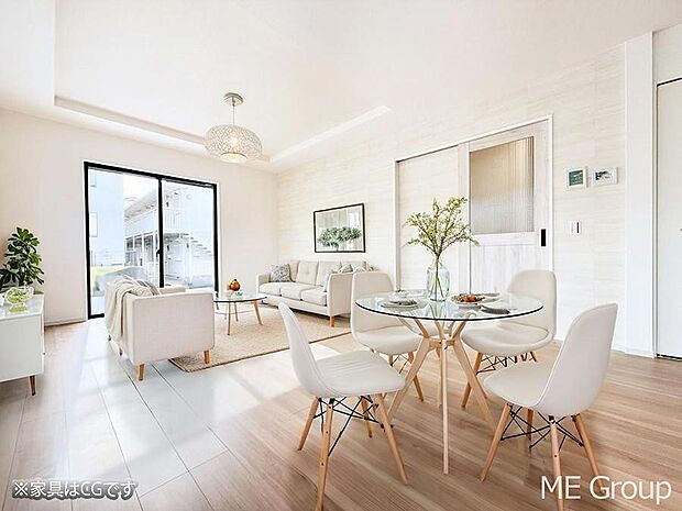 ■くつろぎと笑顔が集まる、心温まるリビング