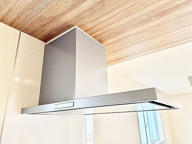 ■調理時の蒸気や匂いが換気扇に誘導され、効率的に排煙ができます。