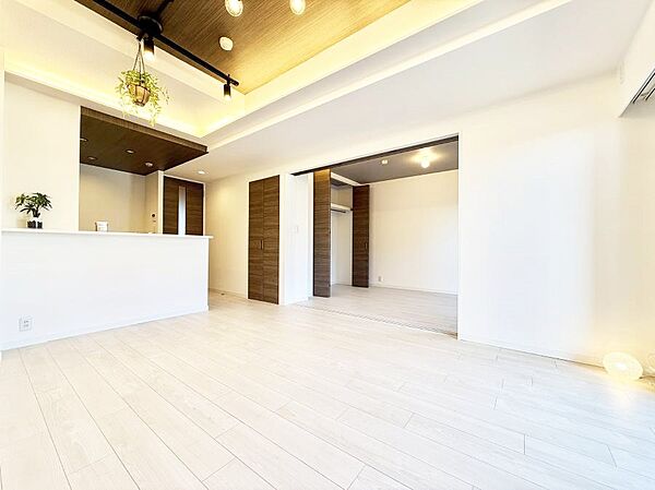 ■温もりを感じる、居心地のいいリビング