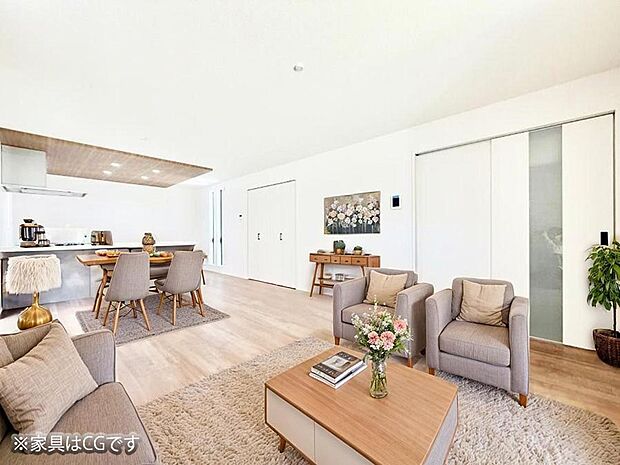 ■南向きの陽当り良好なリビング！