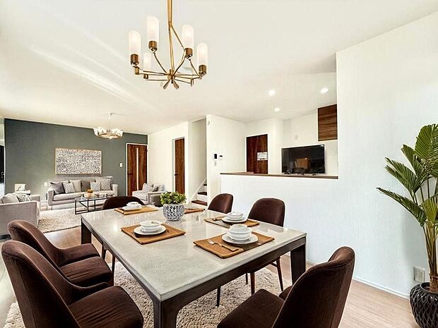 ■心落ち着く場所、ゆったり過ごせるリビング