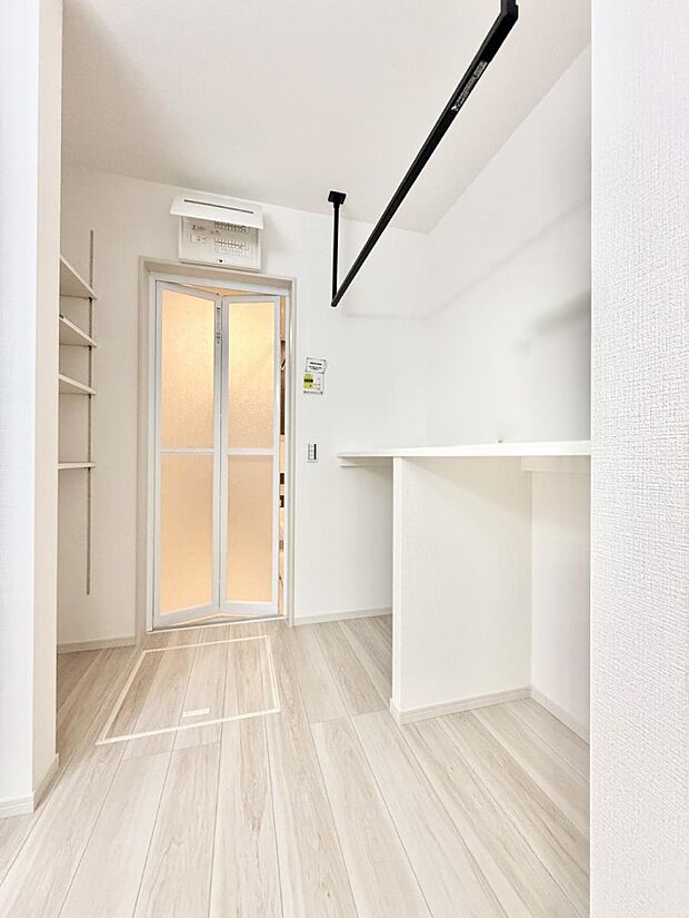 ■いつでも洗濯物を干せ、自分の好きなタイミングで洗濯物を取り込めます。