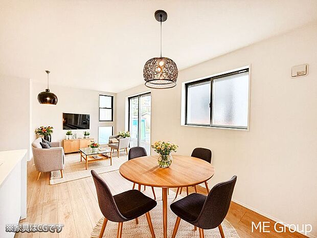 ■心落ち着く場所、ゆったり過ごせるリビング