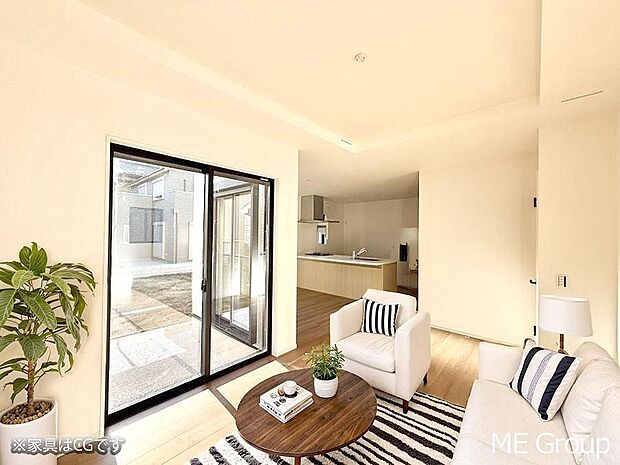 ■くつろぎと笑顔が集まる、心温まるリビング