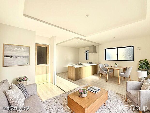 ■心落ち着く場所、ゆったり過ごせるリビング