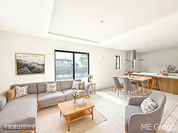 ■心落ち着く場所、ゆったり過ごせるリビング