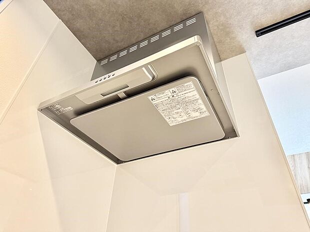 ■調理時の蒸気や匂いが換気扇に誘導され、効率的に排煙ができます。