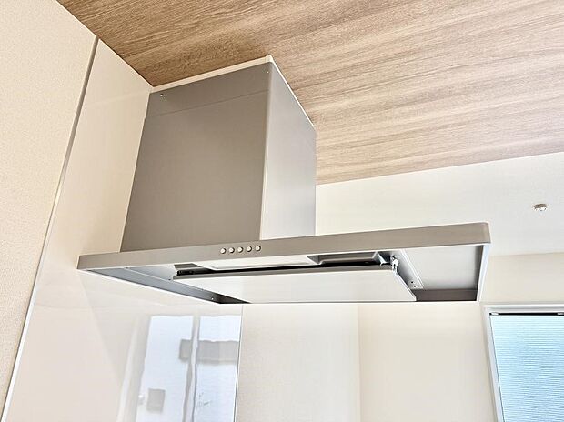 ■調理時の蒸気や匂いが換気扇に誘導され、効率的に排煙ができます。