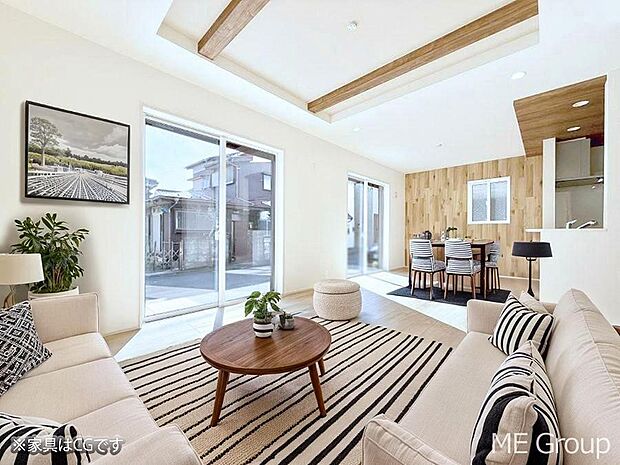 ■家族の笑顔があふれる、くつろぎの空間