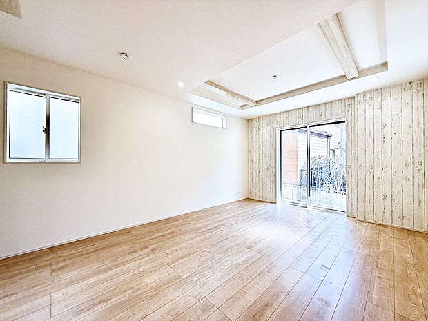 ■温もりを感じる、居心地のいいリビング