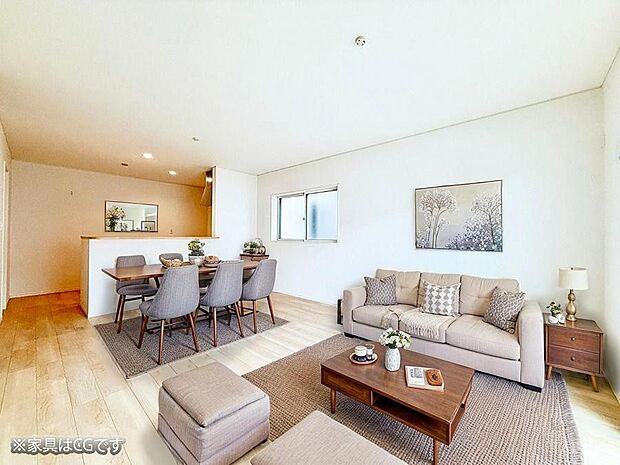 ■くつろぎと笑顔が集まる、心温まるリビング