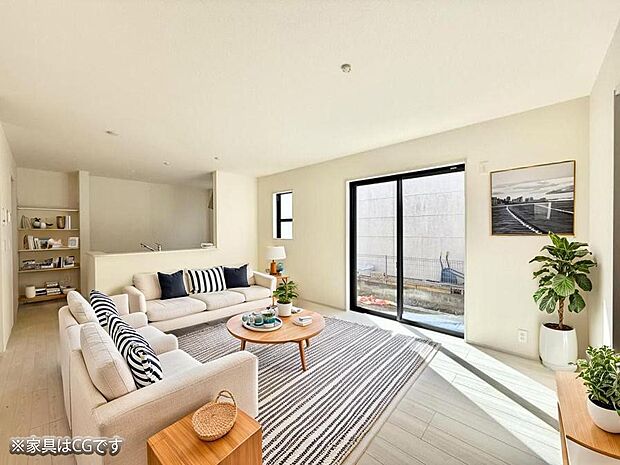 ■心落ち着く場所、ゆったり過ごせるリビング