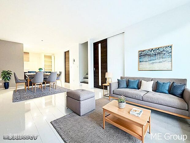 ■心落ち着く場所、ゆったり過ごせるリビング