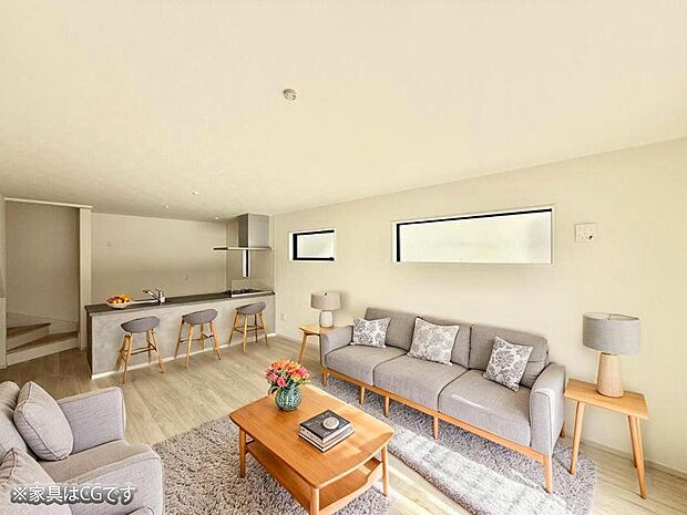 ■くつろぎと笑顔が集まる、心温まるリビング