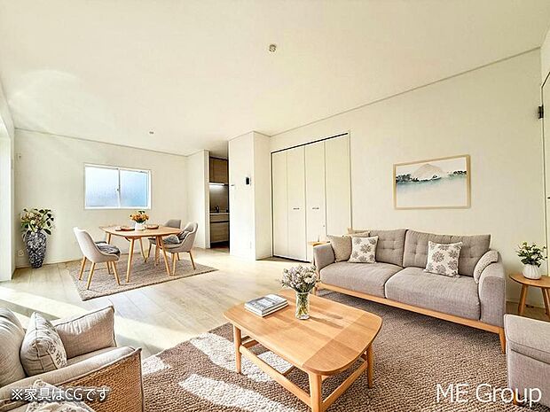 ■心落ち着く場所、ゆったり過ごせるリビング