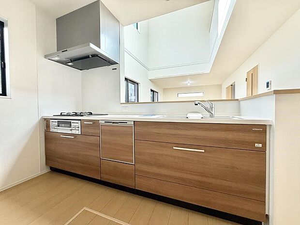 ■家族の絆を深める、温もりのあるキッチン