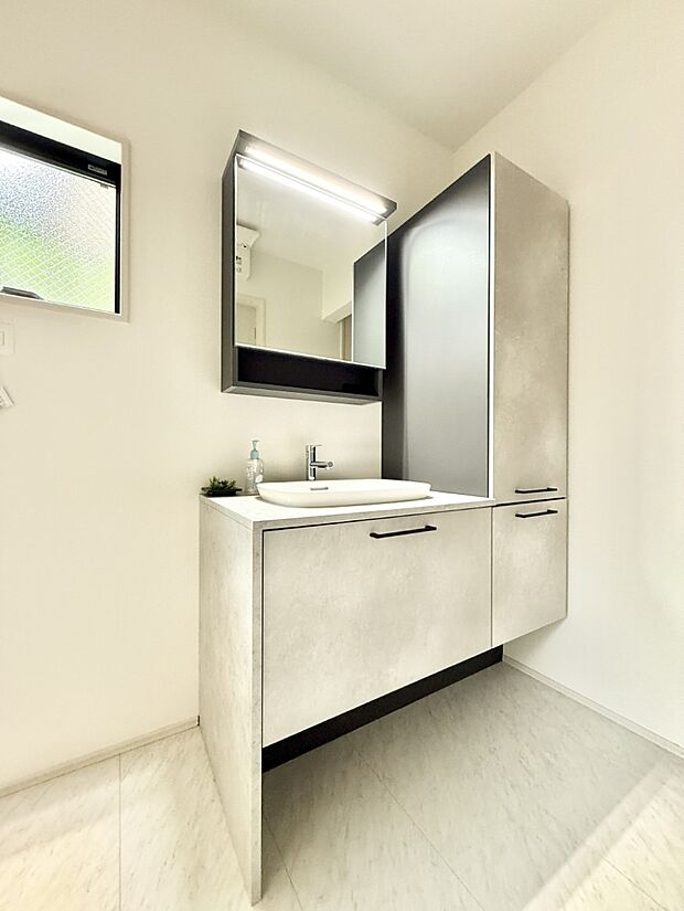 ■お洒落で清潔感のある洗面所