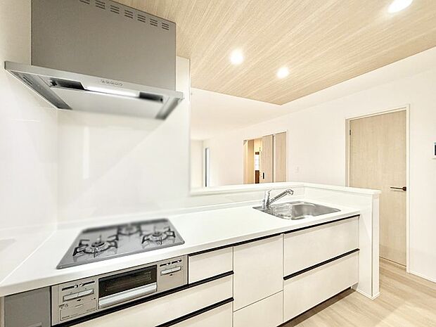 ■家族の絆を深める、温もりのあるキッチン