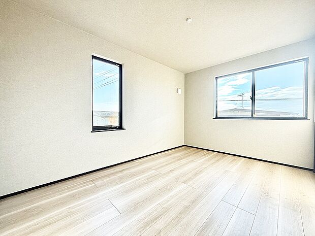 ■窓の配置や通気性の良い設計で部屋の空気がこもらず、常に新鮮な空気が流れます