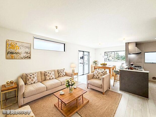 ■開放感のあるLDK17帖!