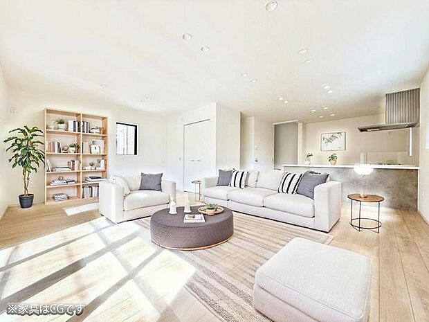 ■くつろぎと笑顔が集まる、心温まるリビング