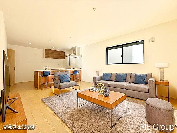 ■心落ち着く場所、ゆったり過ごせるリビング