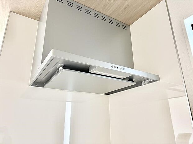 ■調理時の蒸気や匂いが換気扇に誘導され、効率的に排煙ができます。
