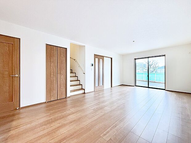 ■温もりを感じる、居心地のいいリビング