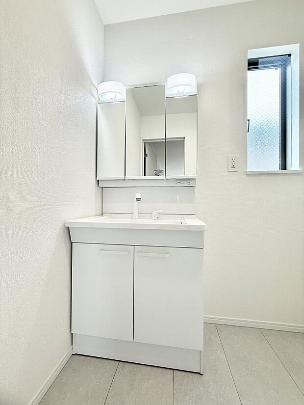 ■お洒落で清潔感のある洗面所