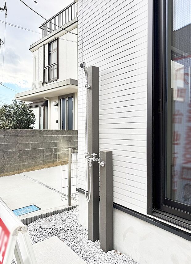 ■屋外シャワーあり!