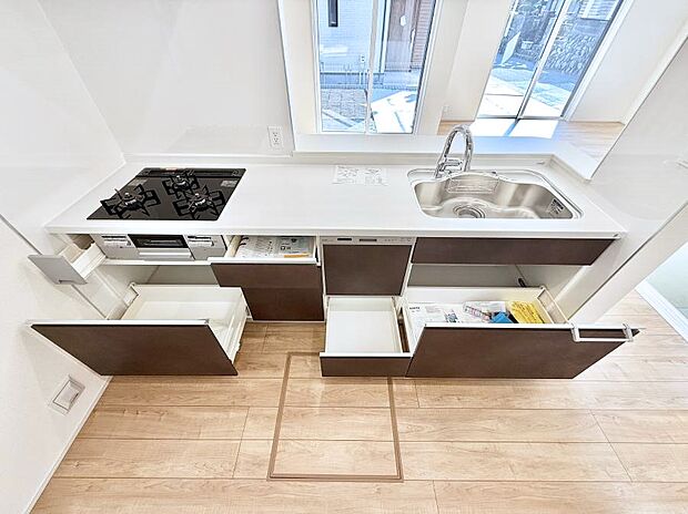 ■料理がもっと楽しくなる、快適なキッチン空間