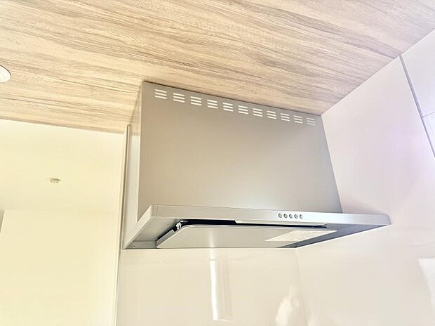 ■調理時の蒸気や匂いが換気扇に誘導され、効率的に排煙ができます。