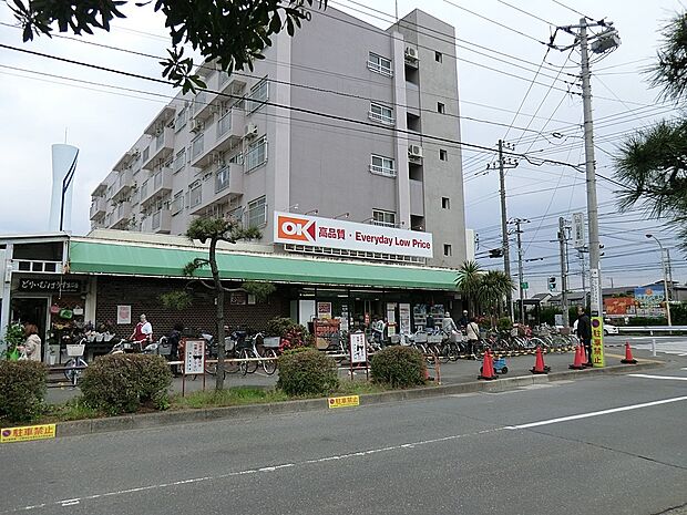 スーパー 413m オーケー辻堂店
