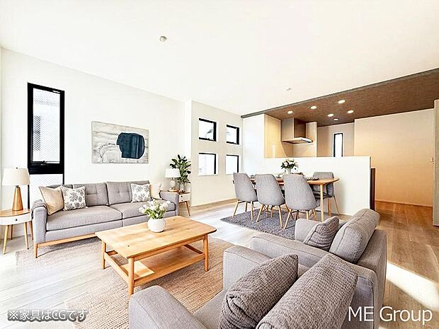 ■心落ち着く場所、ゆったり過ごせるリビング