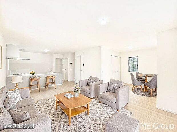 ■心落ち着く場所、ゆったり過ごせるリビング