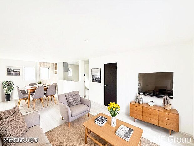 ■心落ち着く場所、ゆったり過ごせるリビング