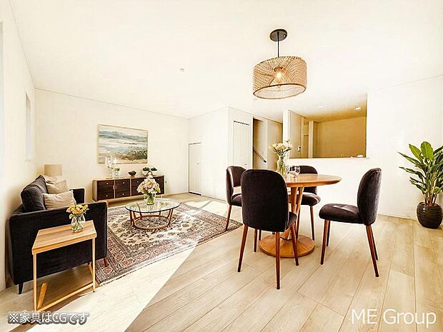 ■くつろぎと笑顔が集まる、心温まるリビング