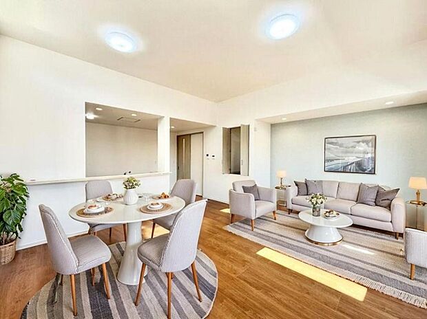 ■心落ち着く場所、ゆったり過ごせるリビング