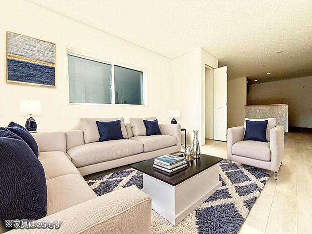 ■くつろぎと笑顔が集まる、心温まるリビング