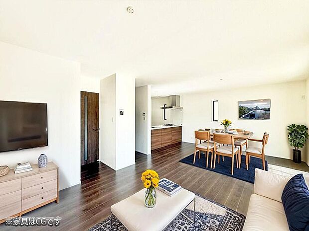 ■くつろぎと笑顔が集まる、心温まるリビング